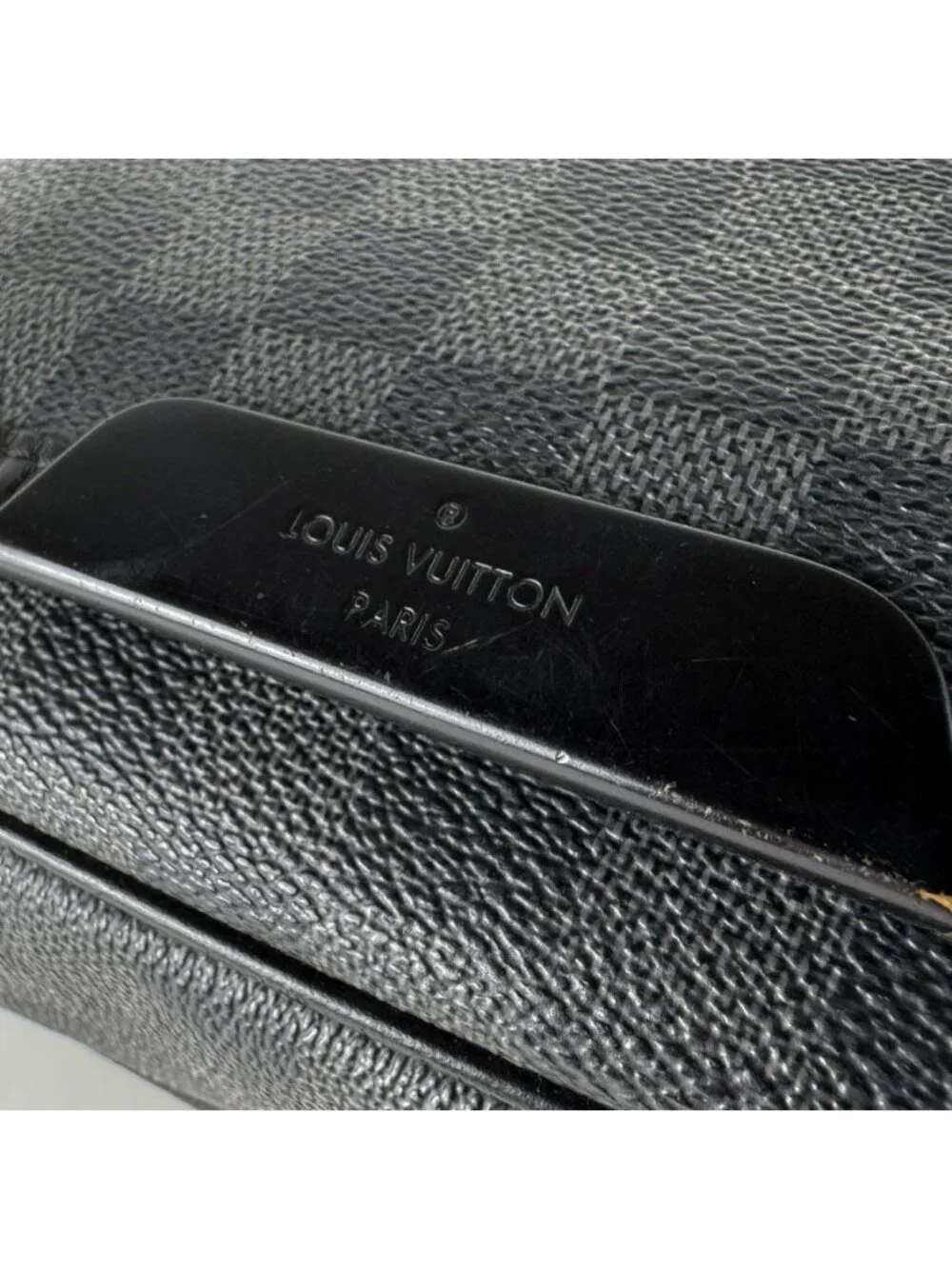 Louis Vuitton Shoulder Bag Damier Graphite Daniel MM